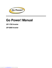 Go Power! Electric GP-1750 Manual