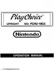 Nintendo PCHU-MG5 Operation Manual