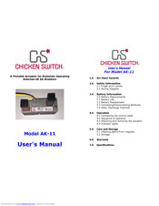 Chicken Switch AK-11 User Manual