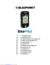 Blaupunkt BikePilot Quick Start Manual