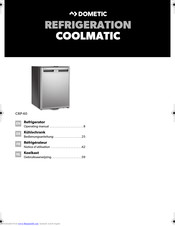 Dometic COOLMATIC CRP40 Operating Manual