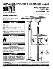 SunGlo PSA 265E Installation, Operation & Maintanance Manual