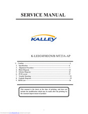 Kalley K-LED24FHD2N/B Service Manual