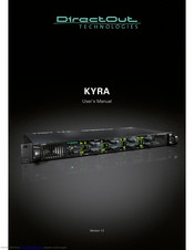 DirectOut Technologies KYRA User Manual