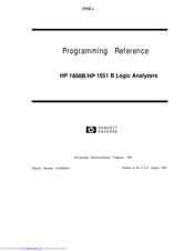 HP 1651B Programming Reference Manual