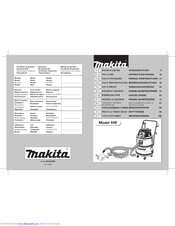 Makita 449 Instruction Manual