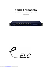 ELC dmXLAN node6x User Manual