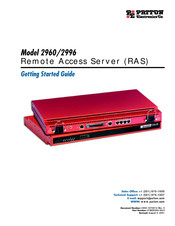 Patton electronics 2996 Getting Started Manual