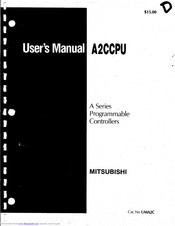 Mitsubishi A2CCPU User Manual