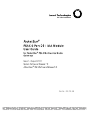 Lucent Technologies PacketStar PSAX 20 User Manual