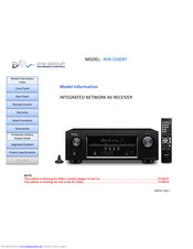 D+M GROUP AVR-S500BT Manual