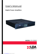 LDA STV series User Manual