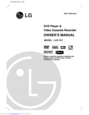 LG LVC-737 Owner's Manual