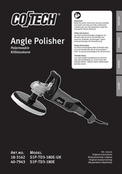 Cotech S1P-TD3-180E Instruction Manual