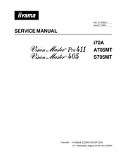 Iiyama Vision Master Pro411 Service Manual