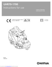 Nilfisk-Advance Advolution UHR 70-1700 Instructions For Use Manual