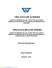 Connection Technology Systems VRG-21412-WF-G SERIES User Manual