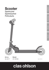 Clas Ohlson HF-SF005 Quick Manual