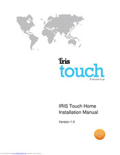 IRIS TOUCH HOME Installation Manual