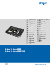 Dräger drager X-dock 5300 Instructions For Use Manual