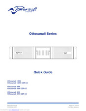 powersoft Ottocanali 8K4 DSP+D Quick Manual