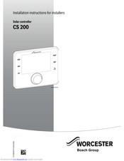 Worcester CS 200 Installation Instructions Manual