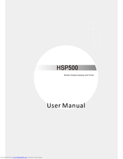 Xentino HSP500 User Manual
