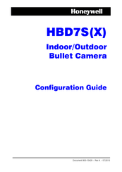Honeywell HBD7S(X) Configuration Manual