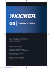 Kicker QSC69 Owner's Manual