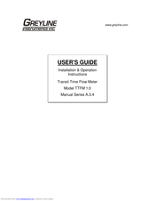 Greyline Instruments TTFM 1.0 User Manual