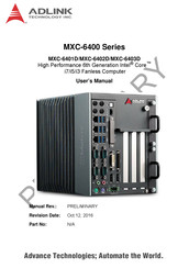 ADLINK Technology MXC-6403D User Manual