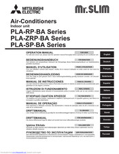 Mitsubishi Electric PLA-SPBA Series Operation Manual
