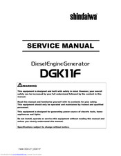 Shindaiwa DGK11F Service Manual