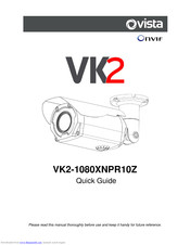 Vista VK2-108VRDIR35V16e Quick Manual