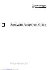 Interlogix ZeroWire Reference Manual