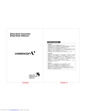 Videocon NANO-1BST-2CST Manual