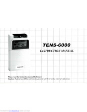 EMSI TENS-6000 Instruction Manual