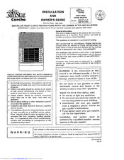 SunStar CBF18T-4-NG Installation And Owner's Manual