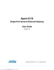 ARTILA Aport-211S User Manual
