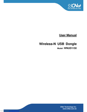 CNET WNUD1150 User Manual