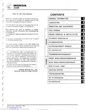 Honda Z50R 1979 Manual