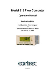 Contrec 515 CS12 Operation Manual