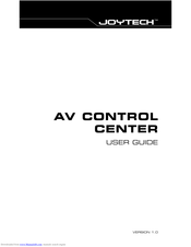 JOYTECH AV CONTROL CENTER User Manual