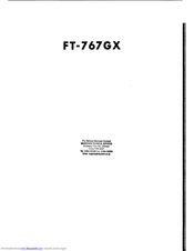 Yaesu FT-767GX Technical Supplement