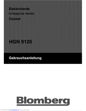 Blomberg HGN 9125 User Manual