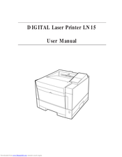 Digital Equipment LN15 User Manual
