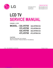 LG 32LV5700 Service Manual