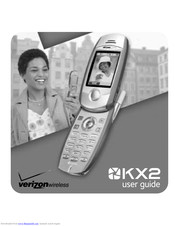 Verizon Wireless KX2 User Manual