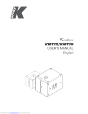 K-Array redline KMT12 User Manual