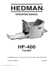 Hedman HF-400 Operating Manual